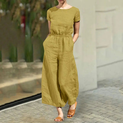 Zomer Jumpsuit Bloemenprint Vrouwelijk Comfortabel
