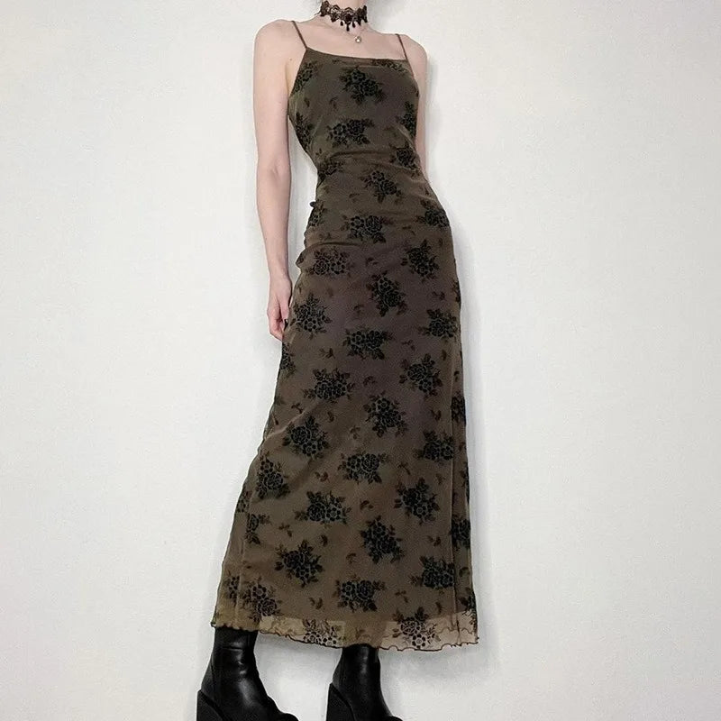 Zwarte Mesh Jurk Zomerjurk Backless Straaplus