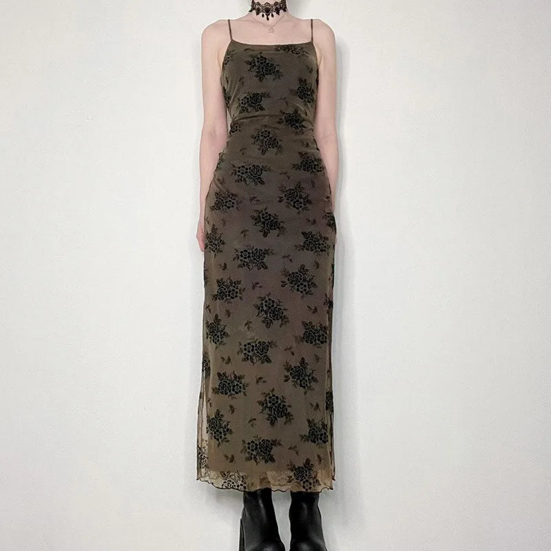 Zwarte Mesh Jurk Zomerjurk Backless Straaplus