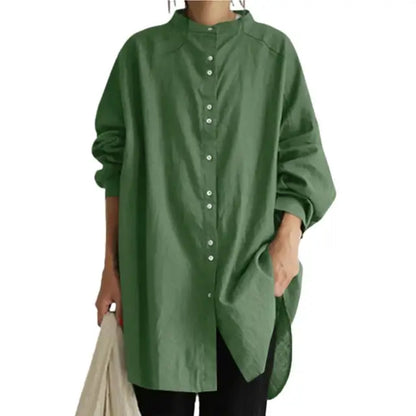 Dames Blouse Lange Mouw Stijlvol Elegance