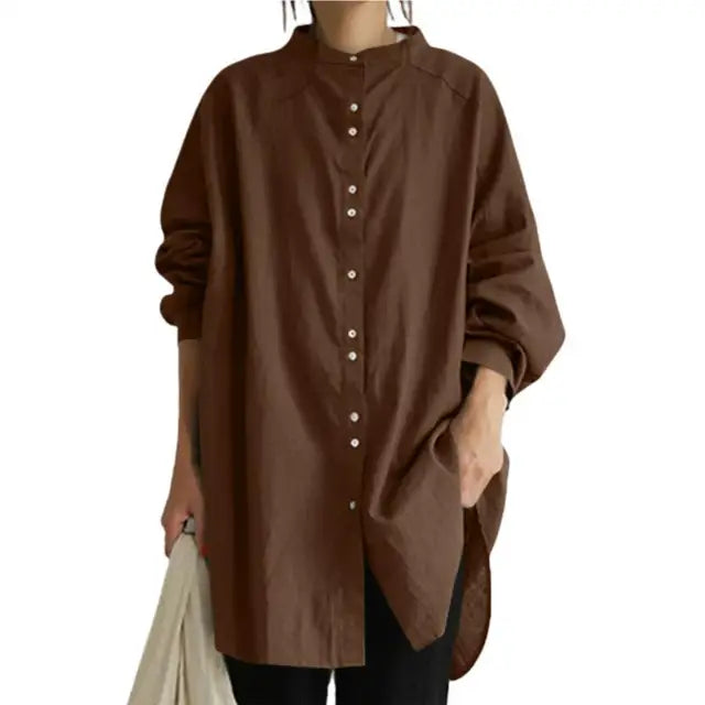 Dames Blouse Lange Mouw Stijlvol Elegance