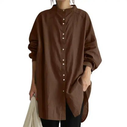 Dames Blouse Lange Mouw Stijlvol Elegance