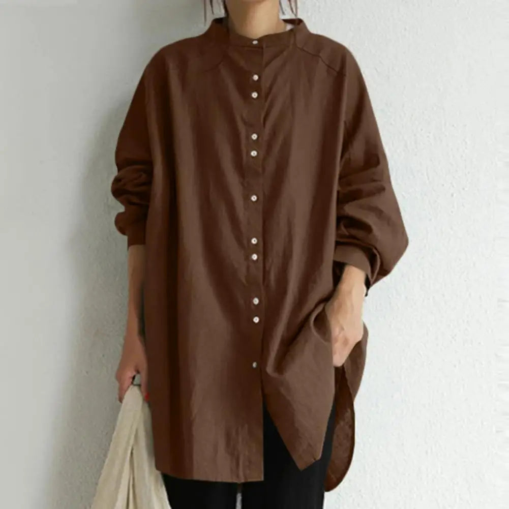Dames Blouse Lange Mouw Stijlvol Elegance