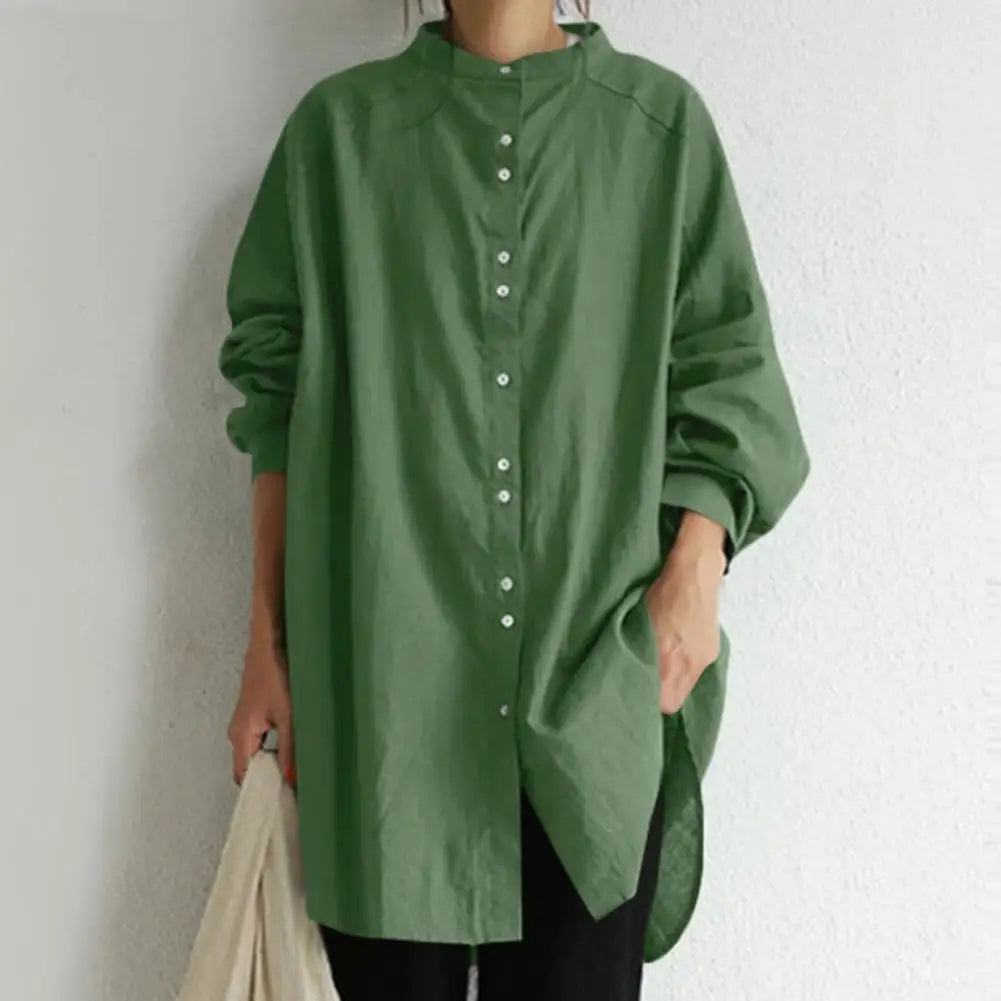 Dames Blouse Lange Mouw Stijlvol Elegance