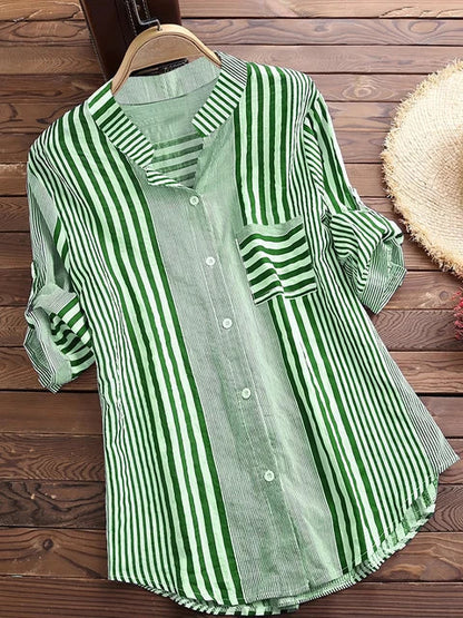 Tuniek Fleur Gestreept Voorjaarslook