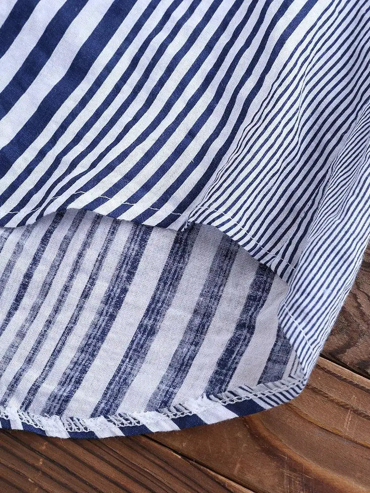 Tuniek Fleur Gestreept Voorjaarslook