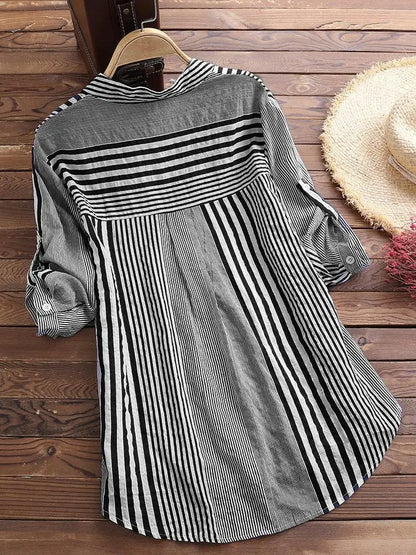 Tuniek Fleur Gestreept Voorjaarslook