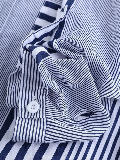 Tuniek Fleur Gestreept Voorjaarslook