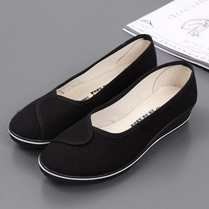 Dames Loafers Comfortabel Leer Zwart Stijlvol