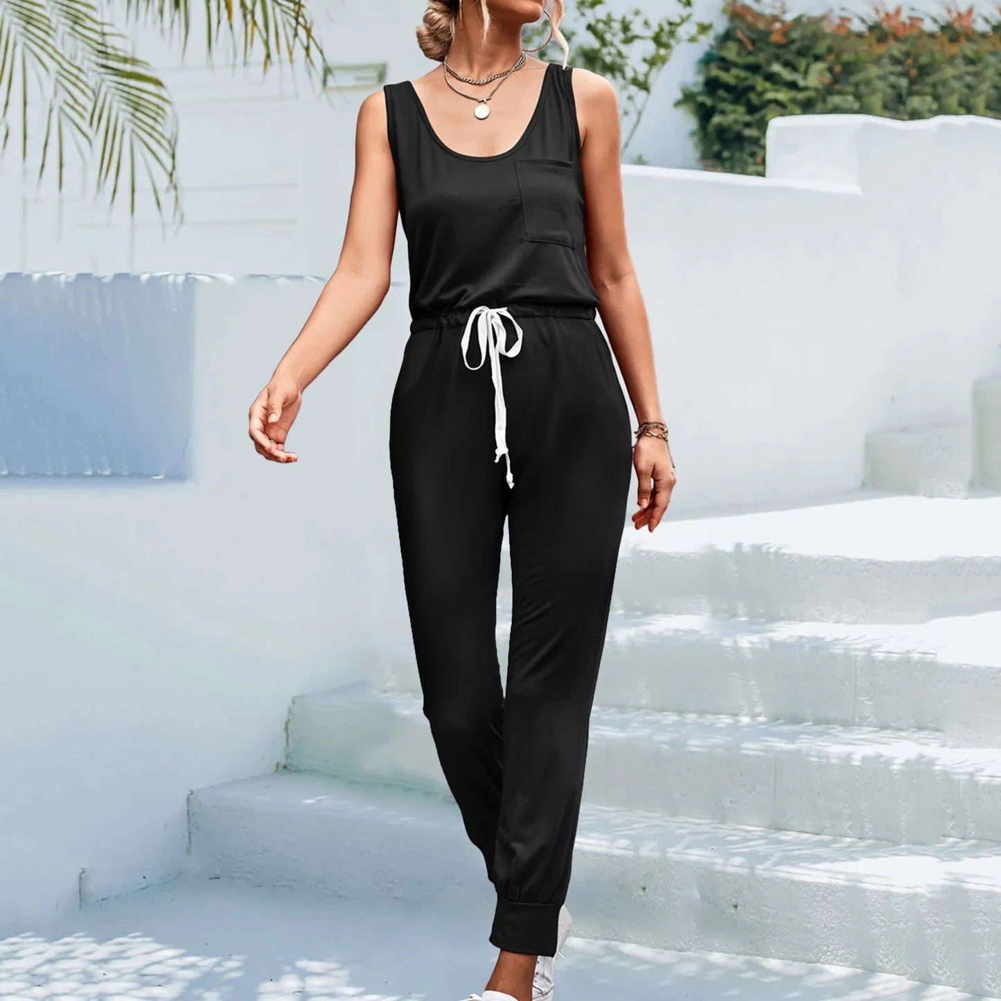 Dames Jumpsuit Wijd Zomerse Jurk Avontuur