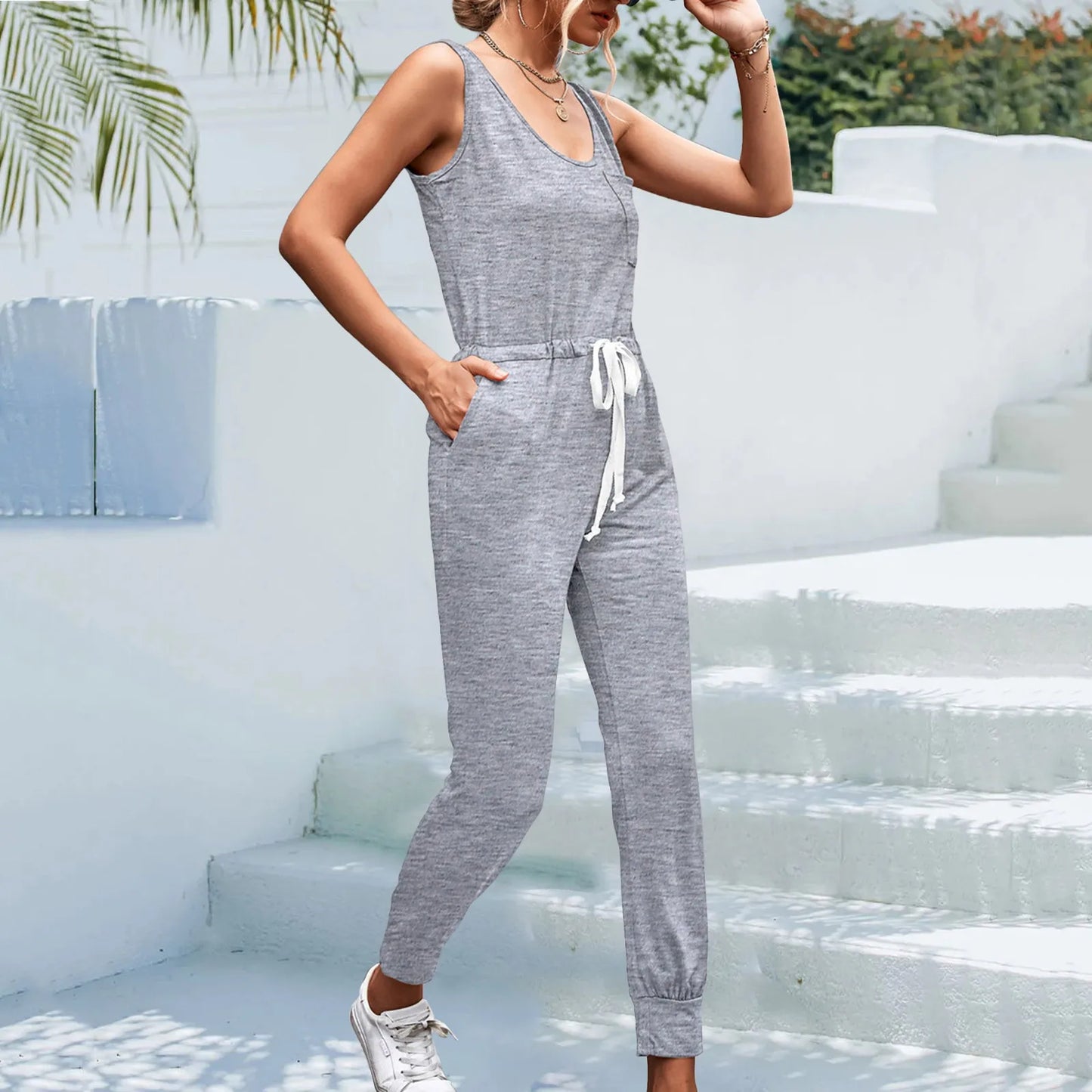 Dames Jumpsuit Wijd Zomerse Jurk Avontuur