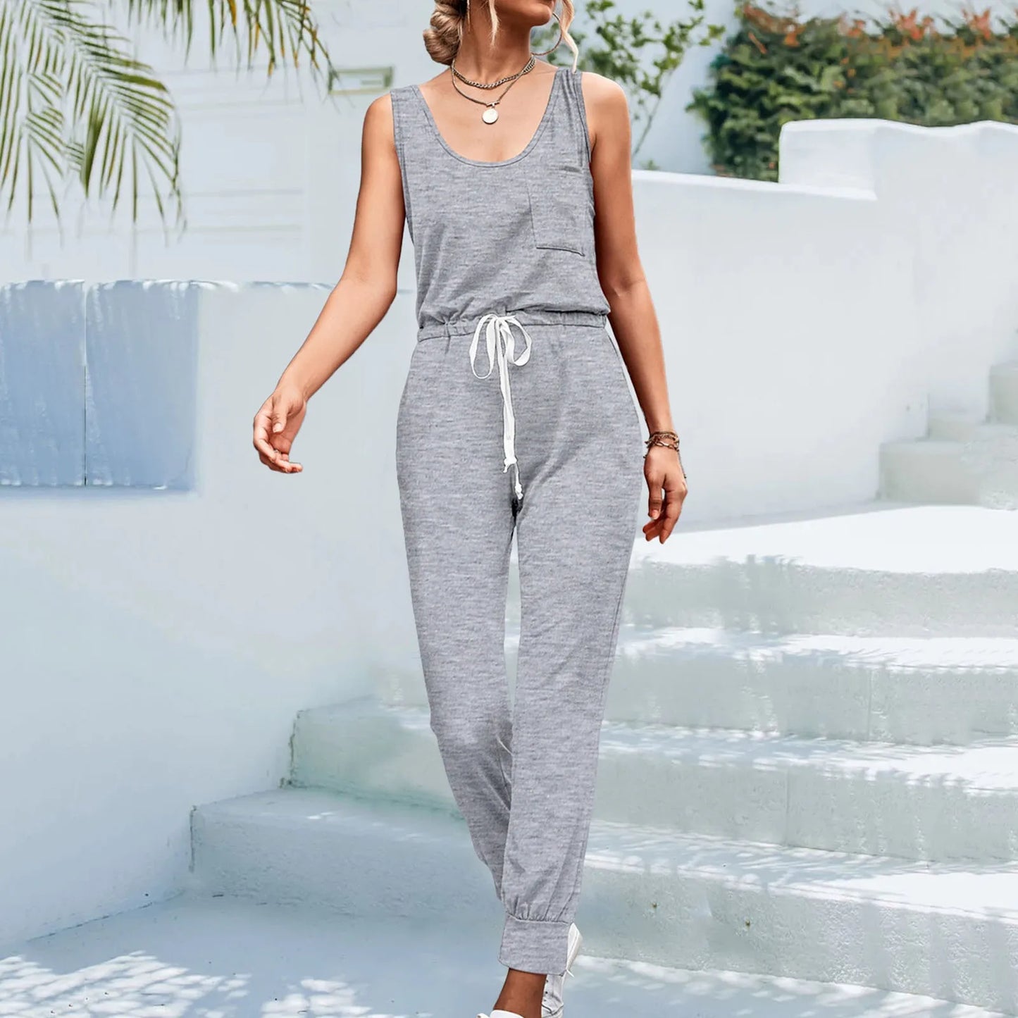 Dames Jumpsuit Wijd Zomerse Jurk Avontuur