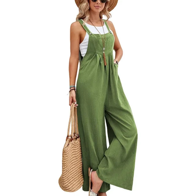 Vrouwelijke Zomeroverall Losse Fit