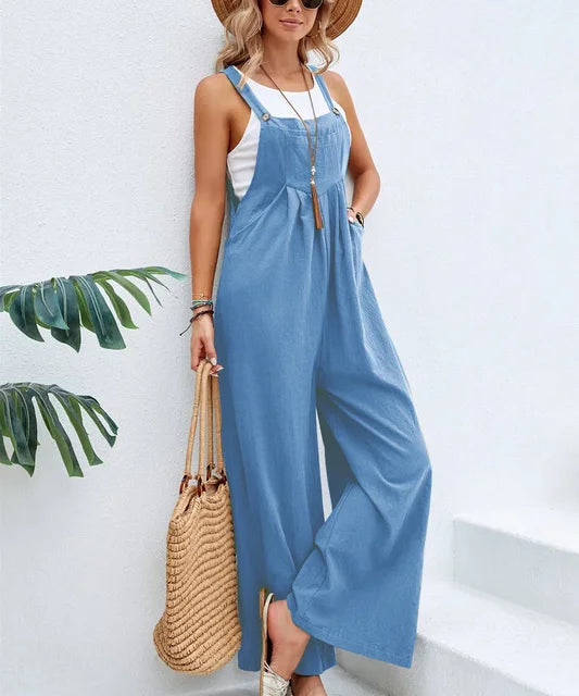 Vrouwelijke Zomeroverall Losse Fit