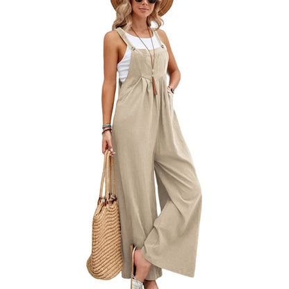 Vrouwelijke Zomeroverall Losse Fit