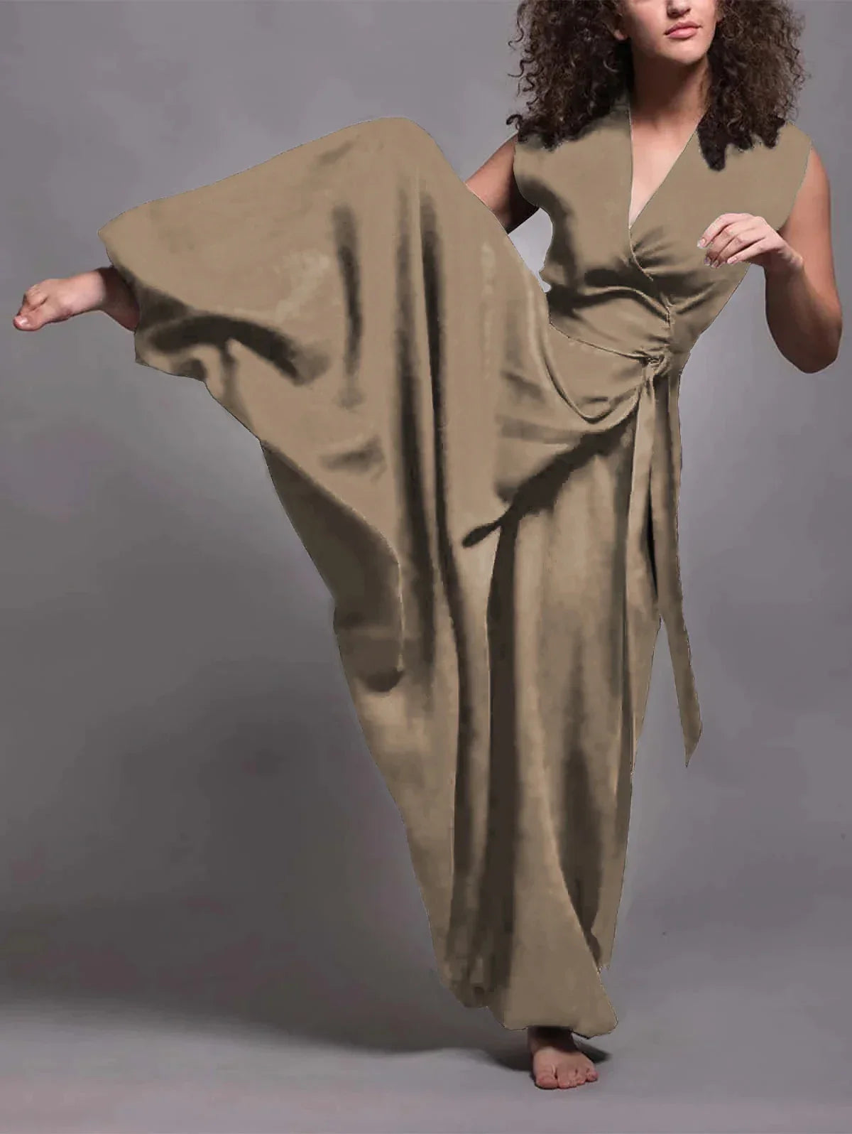Plus Size Zomersalopette Zomerjurk Voor Vrouwen