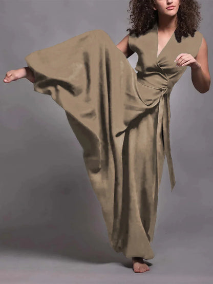 Plus Size Zomersalopette Zomerjurk Voor Vrouwen