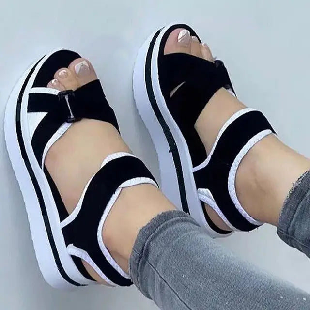 Zomer Sandalen Plateau voor Dames Stijlvol en Comfortabel - StudioMarella