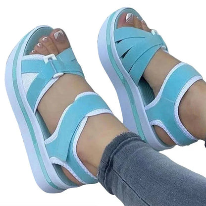 Zomer Sandalen Plateau voor Dames Stijlvol en Comfortabel