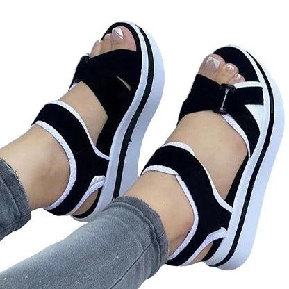 Zomer Sandalen Plateau voor Dames Stijlvol en Comfortabel