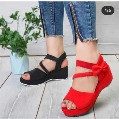 Dames Sandalen met Sleehak Zomer Collectie