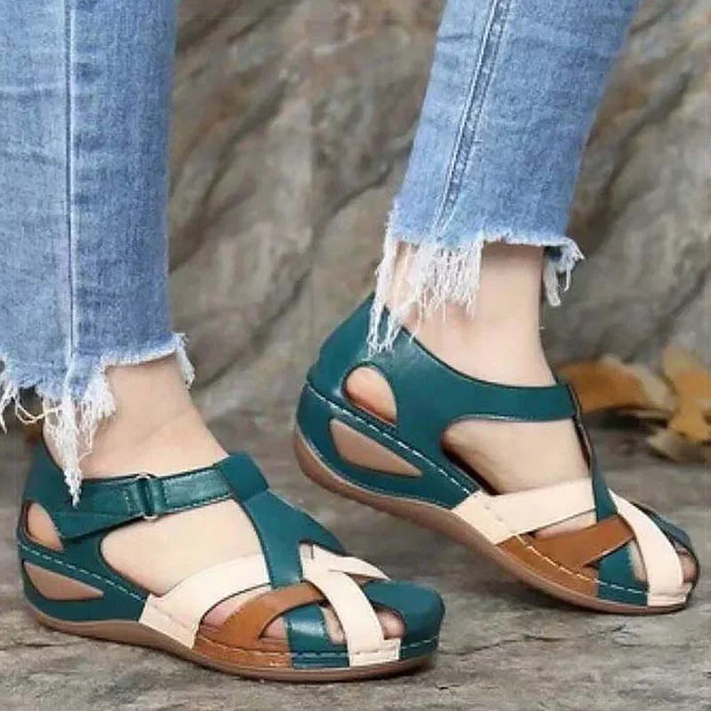 Zomer Sandalen Lage Hakken Comfortabele Mode Dameschoenen