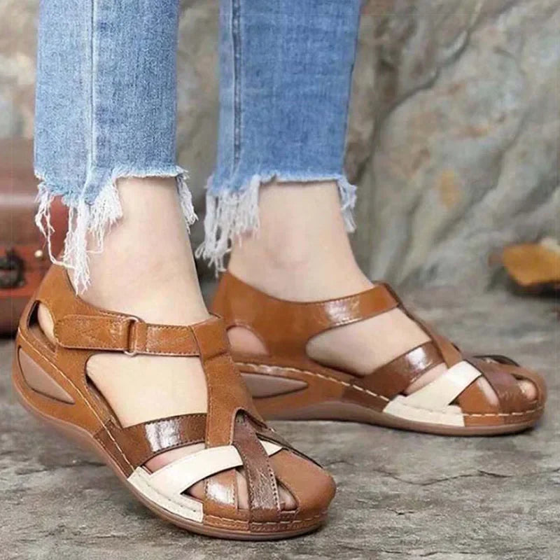Zomer Sandalen Lage Hakken Comfortabele Mode Dameschoenen