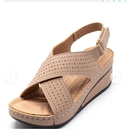 Dames Zomersandalen Holle Wiggen Comfortabel
