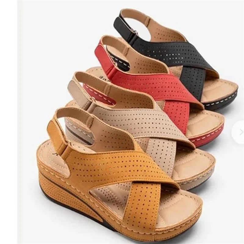 Dames Zomersandalen Holle Wiggen Comfortabel