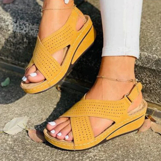 Orthopedische Zomersandalen Dames Comfortabel Breedte - StudioMarella