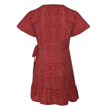 Mini Jurk Bloemenprint Vrouwelijke Zomerjurk