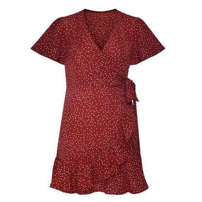 Mini Jurk Bloemenprint Vrouwelijke Zomerjurk