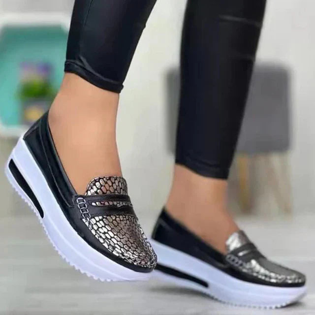 Vrouwensneakers Alexandra Stijlvol Gevulkaniseerd Leer - StudioMarella