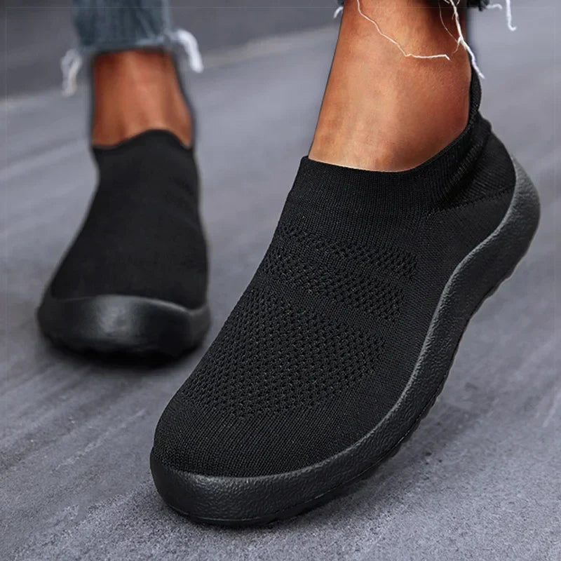 Vrouwen Slip-On Sneakers Zomerse Lichtgewicht Loopschoenen