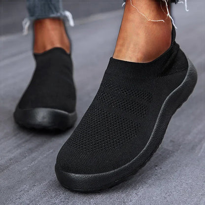 Vrouwen Slip-On Sneakers Zomerse Lichtgewicht Loopschoenen