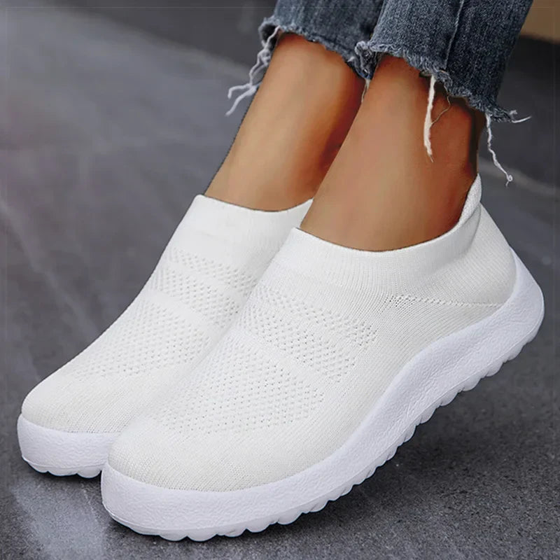 Vrouwen Slip-On Sneakers Zomerse Lichtgewicht Loopschoenen