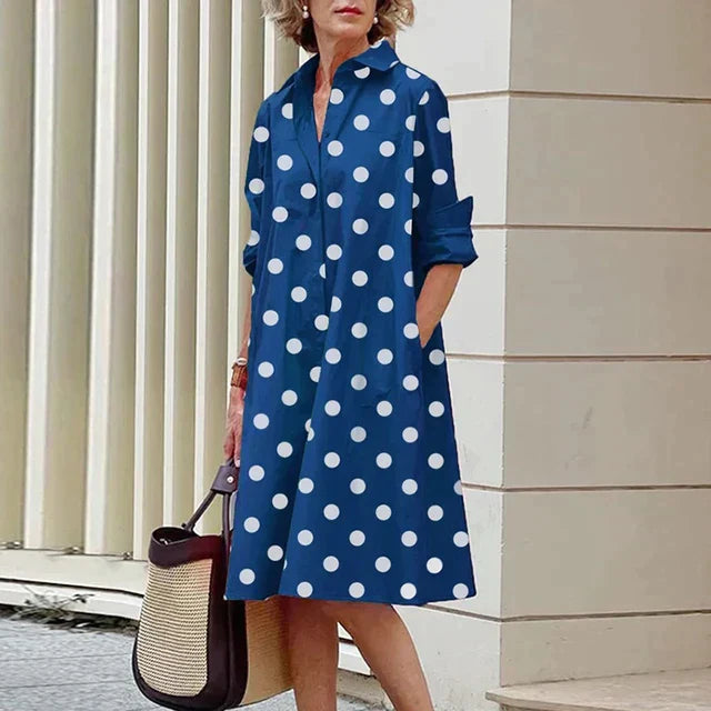 Vrouwen Overhemdjurk Katoen Comfortabel Casual Stijl