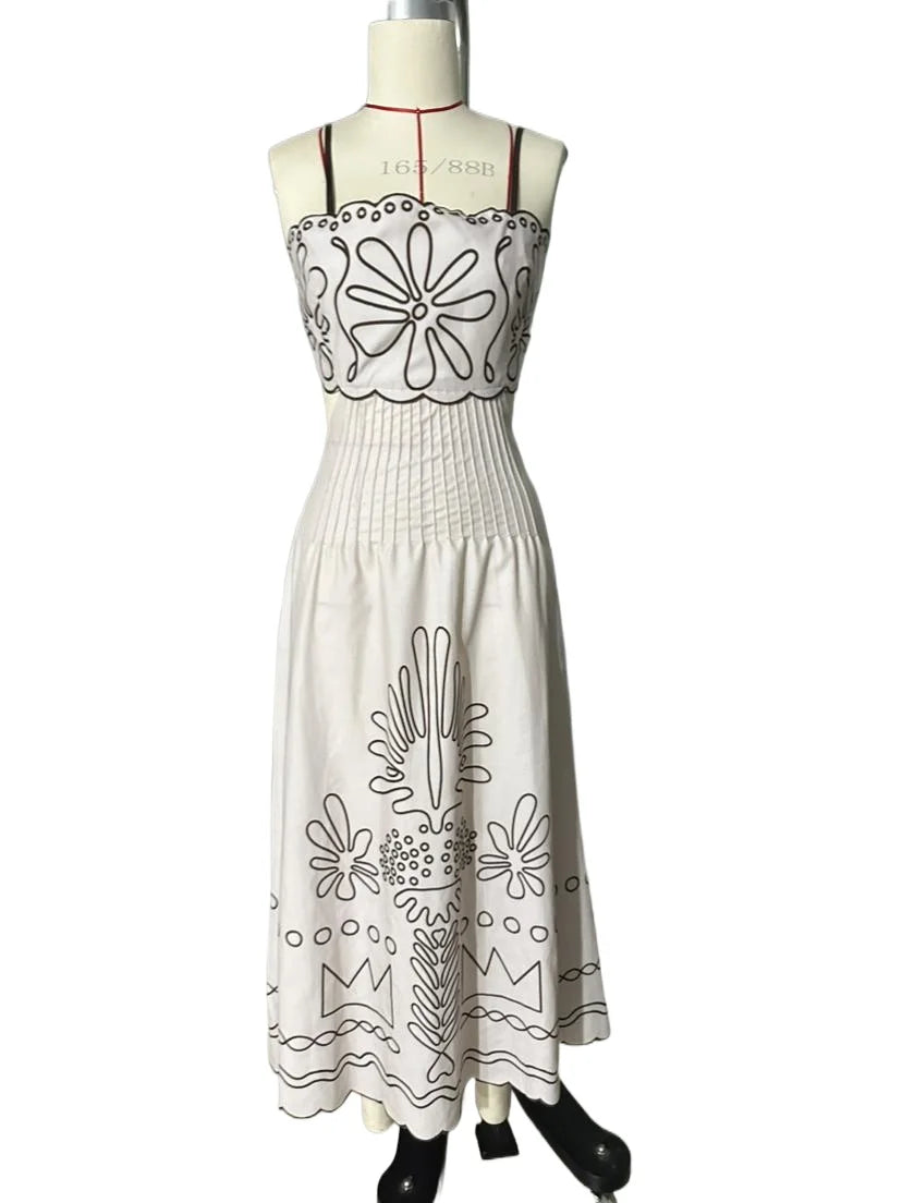 Strandjurk Lange Bohemian Stijl Spaghetti Bandjes