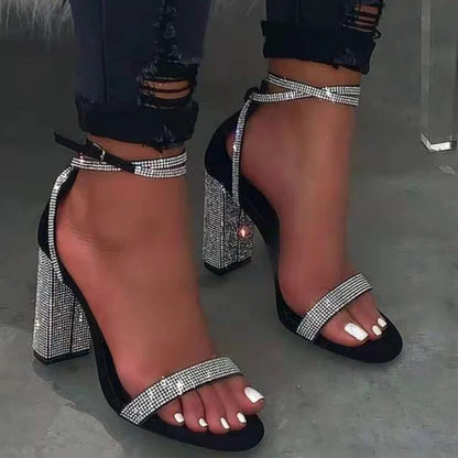Diamant Sandalen voor Vrouwen Glanzend Luxe Design - StudioMarella