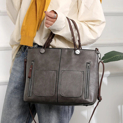 Lederen Schoudertas voor Dames Klassiek Design