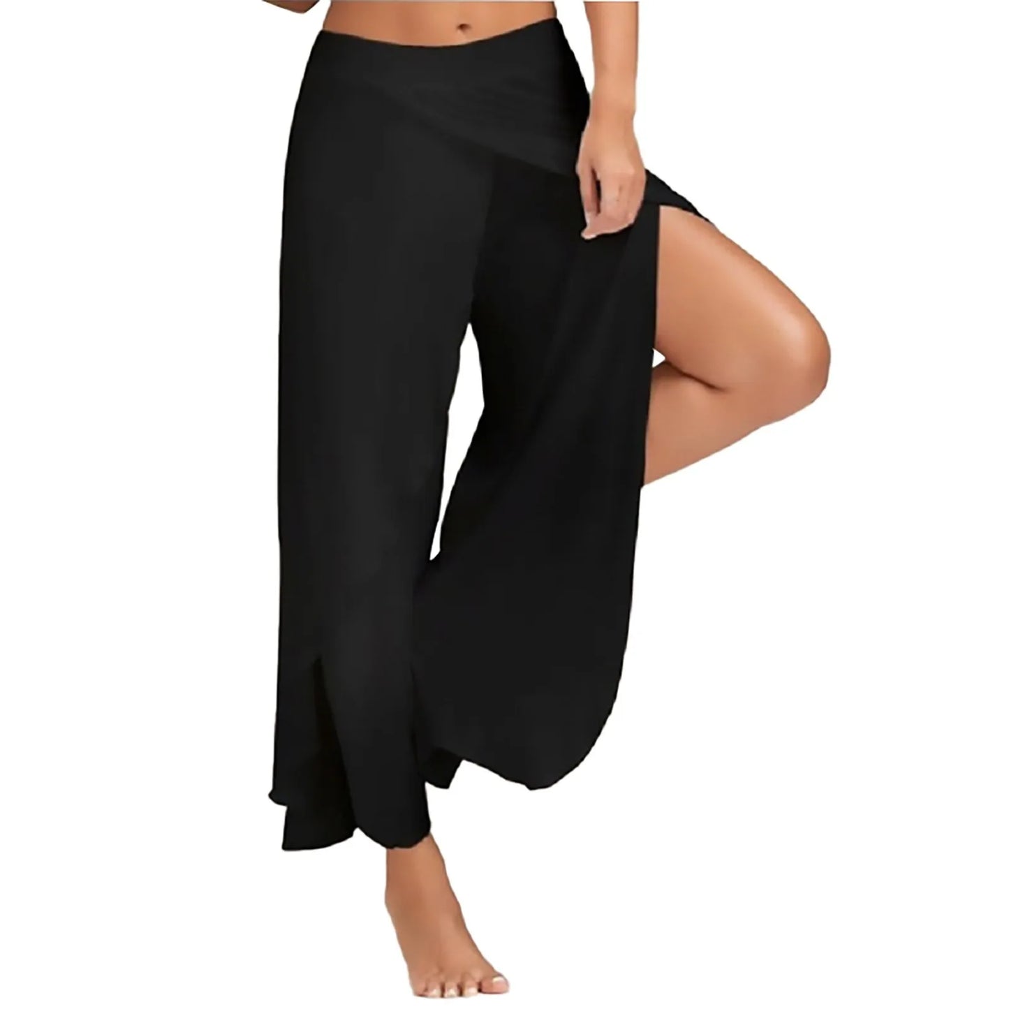 Yoga Broek Split Zacht ElastischSportbroek