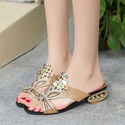 Strass Sandalen Zomer Glitter Dames Schoenen