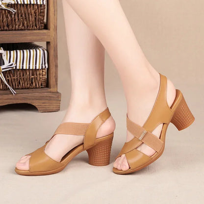 Dames Sandalen Peep Toe Zomer Mode
