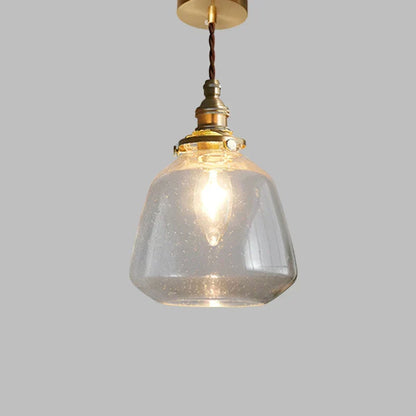 Hanglamp Kristalglas Transparant Scandinavisch Retro E27 15cm LED Eetkamer Woonkamer Minimalistisch