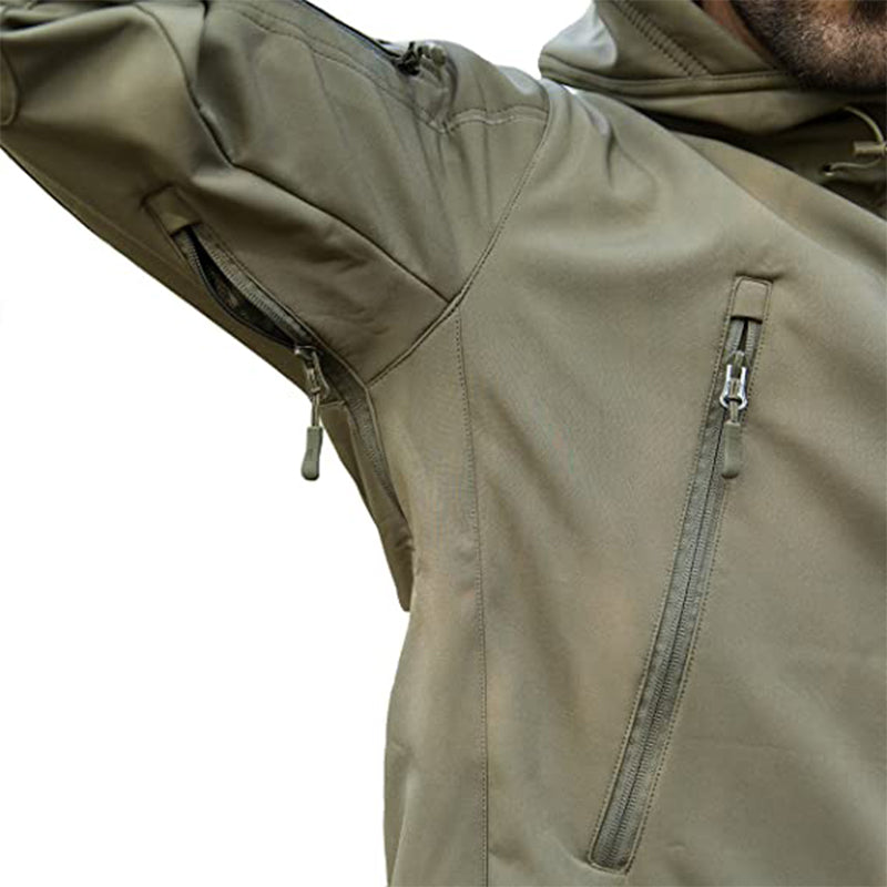 Waterdichte Softshell Jas Heren Outdoor Winddicht
