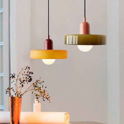 Verstelbare Glazen Hanglamp met Bauhaus-Design – Eetkamer en Woonkamer Verlichting