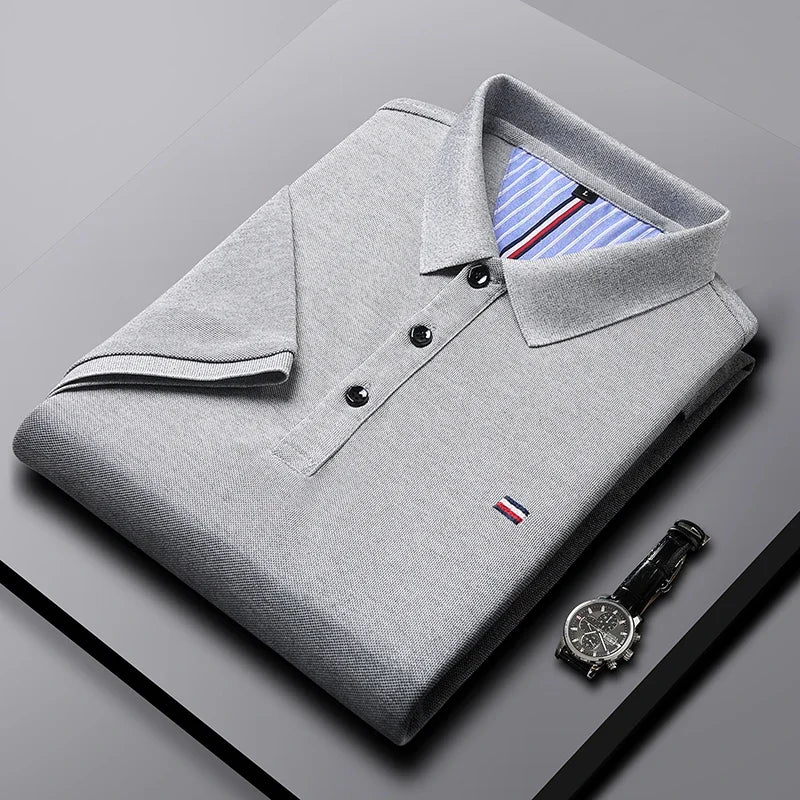 Heren Poloshirt Klassiek van Koos Comfortabel Katoen