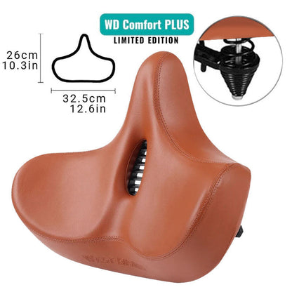 Ergonomisch Fietszadel Breed Ademend 23cm Gel Vulling Comfortabel Rijden Lange Tochten Universeel Pasvorm
