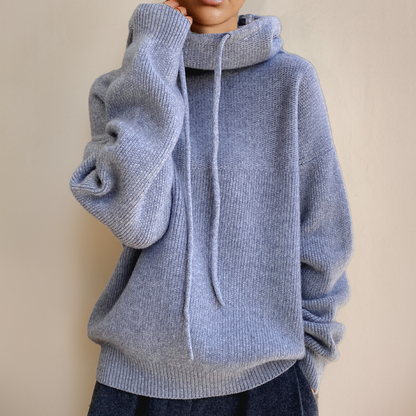Zachte Gebreide Hoodie voor Vrouwen Stijlvolle Look
