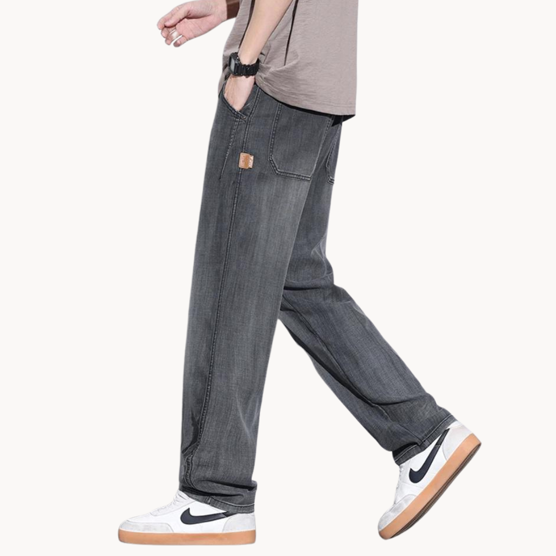 Heren Jeans Loose Fit Retro Casual Stijl